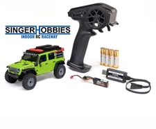 AXIAL AXI-2261T1 1/30 SCX30 Jeep Wrangler JLU 4X4 RTR Brushd Rock Crawler w/LiPO
