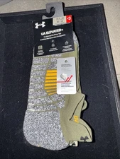 Under Armour UA Elevated + No Show Running Socks Size 8.5-13