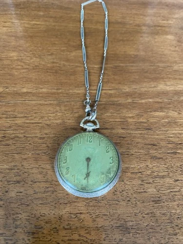 Antique ILLINOIS 'Autocrat' 17J Deco Gold G.F. Pocket Watch Parts/Repair Fob