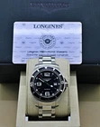 Longines Hydroconquest Ref.L3.6403 Rotating Bezel BlackDial Swiss Watch-Box&Papr