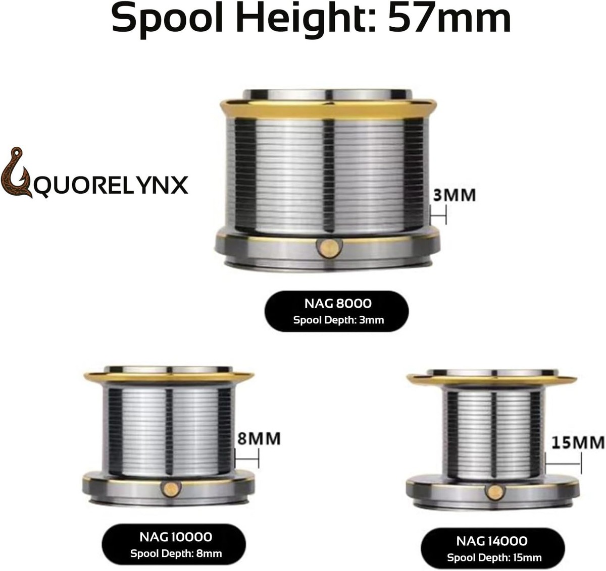 14000 Heavy Duty Saltwater Fishing Spinning Open Face Surf Reel,6+