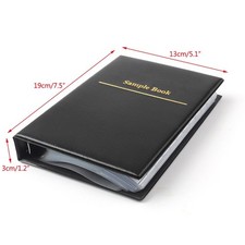 Libro de muestras de resistencia con múltiples opciones de tamaño y especificaciones detalladas