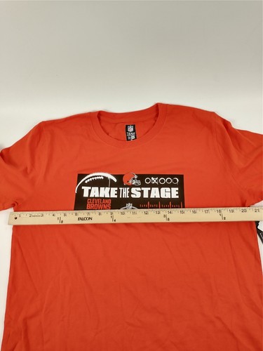 NFL Cleveland Browns T-Shirt New Era Orange Draft 2021 Take The Stage Men’s M - Picture 8 of 9