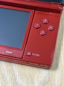 Nintendo 3DS Flame Red Console Tested Working Replacement Stick Japan