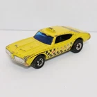 Vintage 1969 Hot Wheels Maxi Taxi Olds Oldsmobile 442 Blackwall