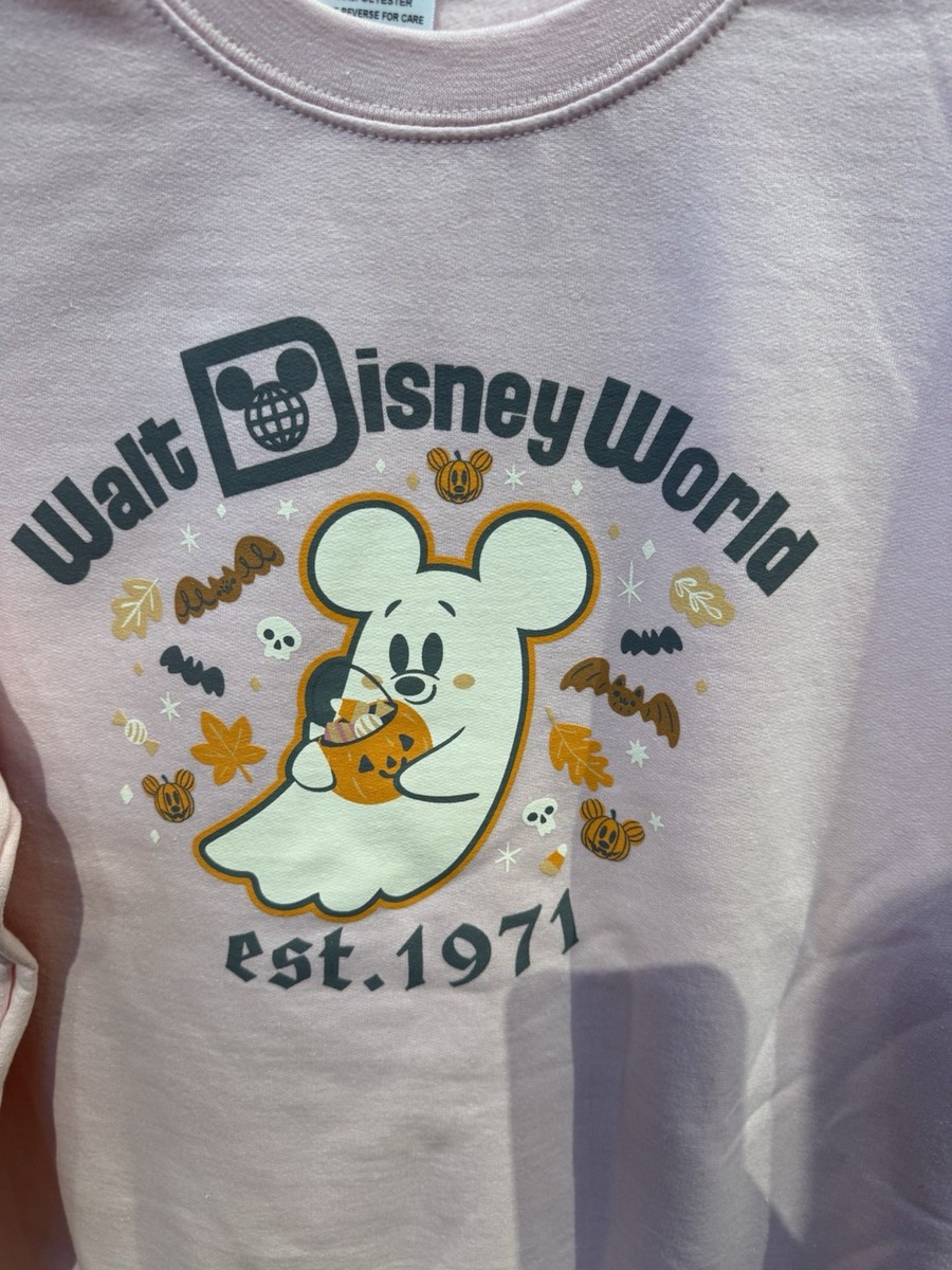 Disney Parks 2025 Halloween Mickey Minnie Mouse Ghost Pink