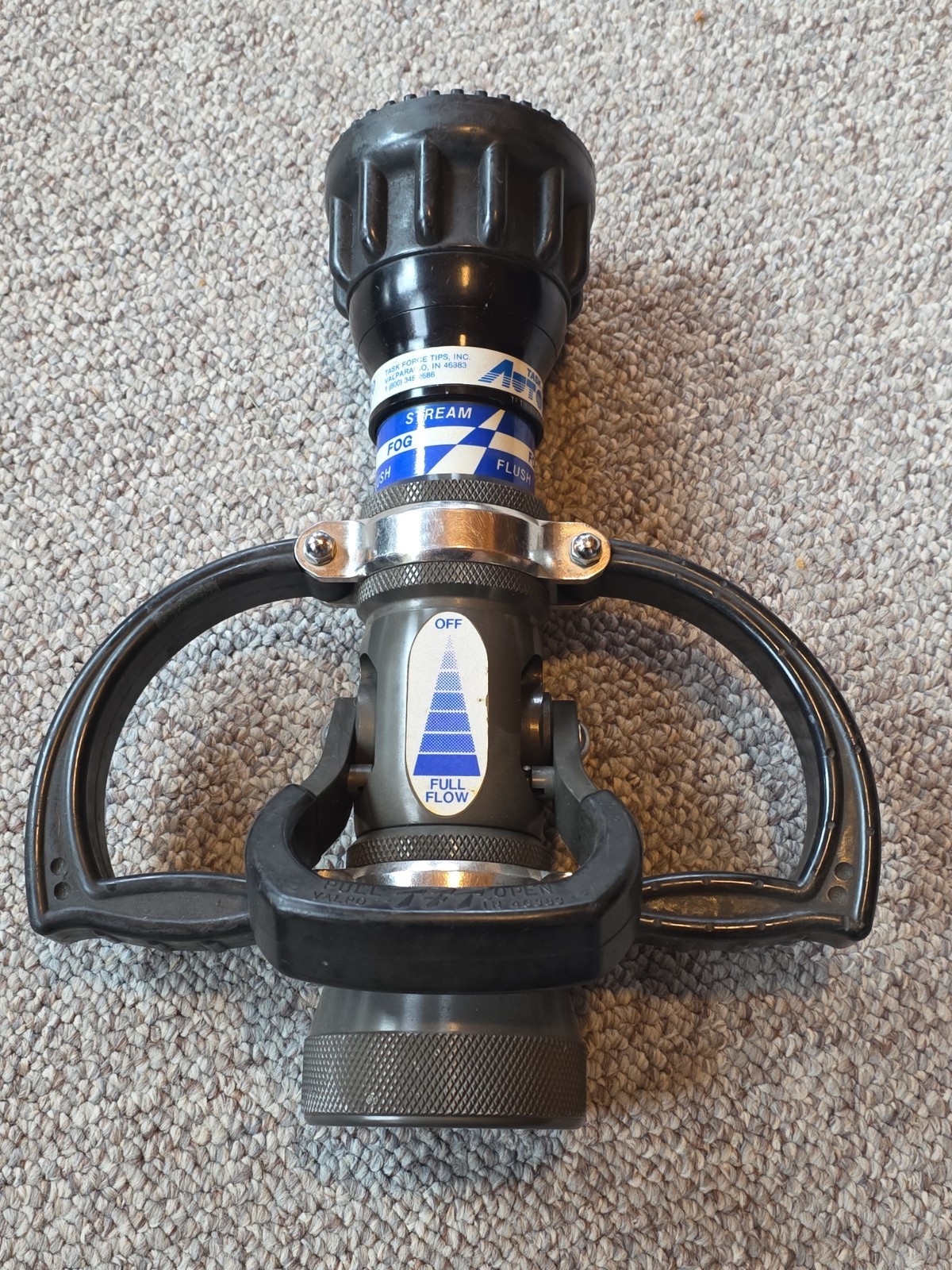 TFT Task Force Tips 50-350 GPM Fire Nozzle Firefighter Dept. | eBay