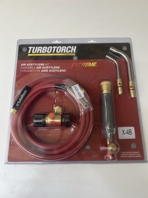 Turbotorch Extreme X-4B 0386-0336 Air  Acetylene Torch Kit With Accessories