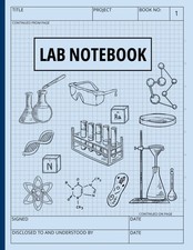 Lab Notebook: 5x5 Quad Ruled Laboratory Graph Paper Notebook, 8.5 x 11, for...