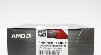 AMD Ryzen 7 5800X Processor (4.7GHz, 8 Cores, Socket AM4) Box