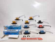 Märklin H0 AC Wady hobbystyczne Pakiet Wagony dźwigowe 4611, 4671 itp. tlw. oryginalne opakowanie #eh710-3