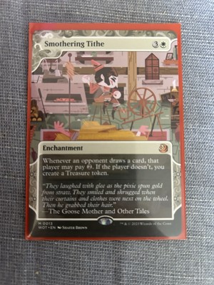 Magic 2023 MTG WOT 013 Non-Foil Smothering Tithe Wilds Eldraine Enchanting Tales