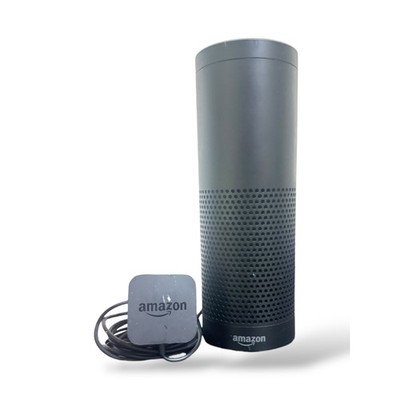 Amazon Echo 1st Gen Alexa Smart Speaker with Power Adapter Works Tested