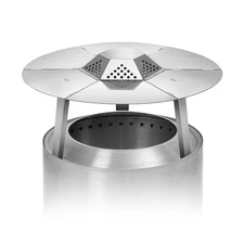 Fire Pit Heat Deflector for Solo Stove Yukon 27", 304 Stainless Ste... Fast Ship