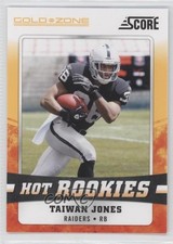 2011 Score Hot Rookies Gold Zone Taiwan Jones #26 0r9