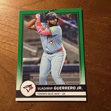 2026 Topps series 1 Flagship Vladimir Guerrero Jr Green Chrome Refractor #d/99
