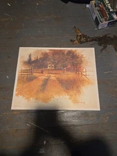 Tom Heflin Print; My Hideaway - 1976 Heflin Series, United Banks