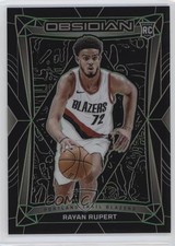 2023-24 Panini Obsidian Electric Etch Green 12/25 Rayan Rupert #130 0yk6