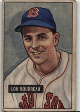 1951 Bowman #62 Lou Boudreau