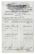 1901 Leadville CO ~ Assay Report  For Yak Mining Milling & Tunnel Co.