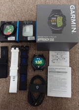 Garmin Approach S50 GPS Golf Smartwatch with 2 Extra Bands Screen Cover