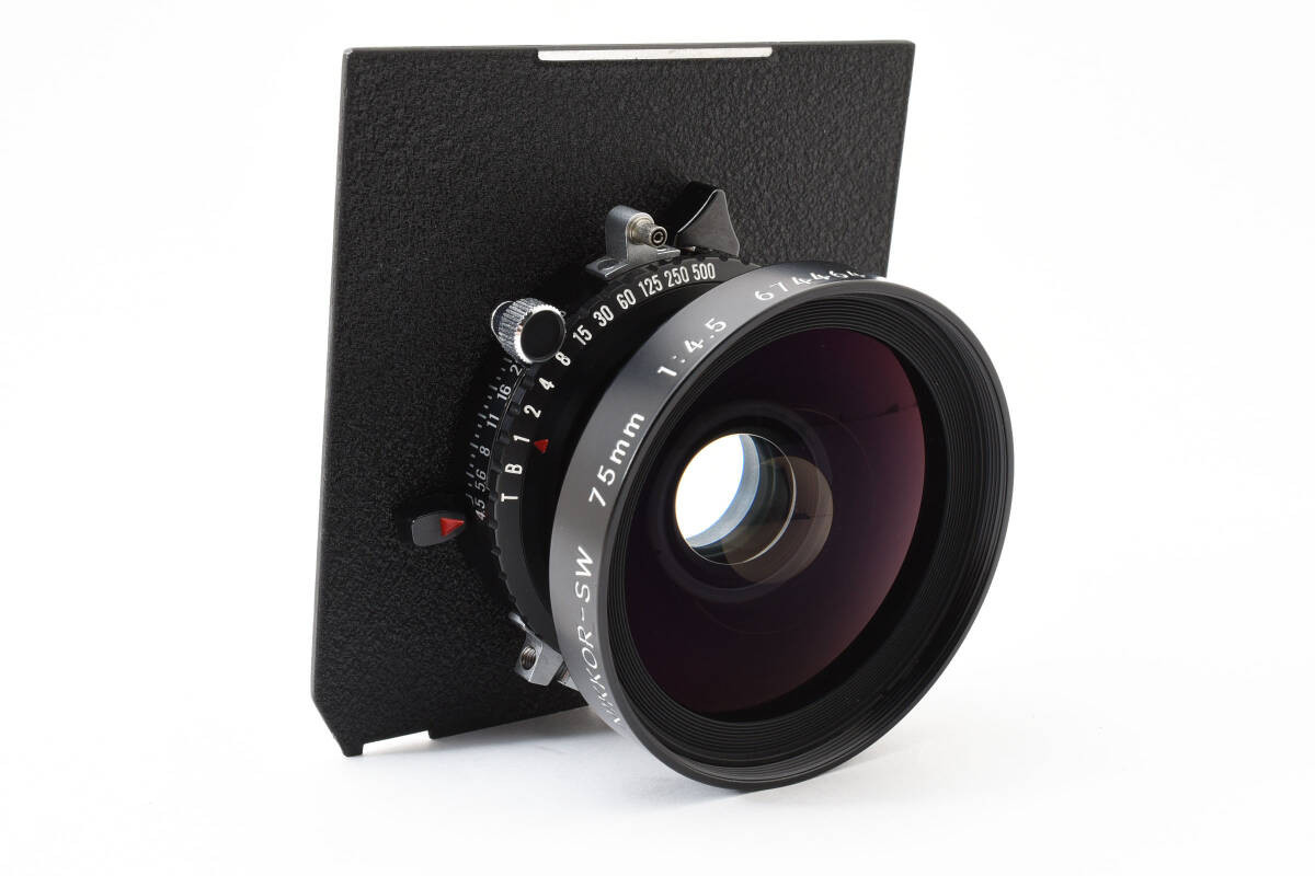 Nikon Nikkor SW 75mm F4.5 4x5 Large Format Copal 0 Size Nikon Nikkor SW 75mm F4.5 4x5 Large Format Copal 0 Size