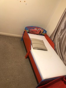 3D-Footboard Toddler Bed, Disney/Pixar Cars 3