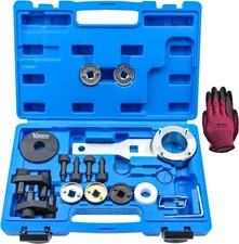 Camshaft Crankshaft Engine Timing Tool Kit Compatible with Audi VW VAG 21PCS 