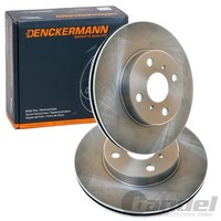 2X Denckermann Bremsscheiben 255Mm BelÜFtet Vorne Passend FüR Toyota MR2 Yaris