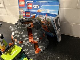 LEGO City: Volcano Exploration Base (60124) And (60120) Used & Complete W/manual
