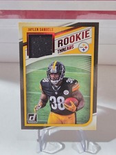 2018 Panini Donruss Rookie Threads Jaylen Samuels #34 Red 