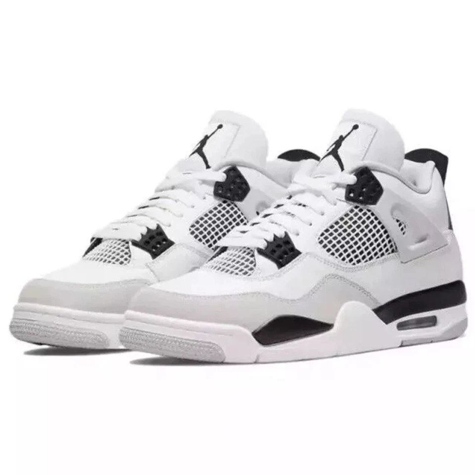 2025 New 19 colors AJ Retro 4 Mid Military Black White Size UK 3-10 Xmas Gift UK - Image 4 of 4