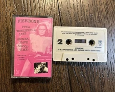FISHBONE It's A Wonderful Life (Gonna Have A Good Time) Cassette 1987 VG+++