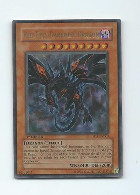 Red-Eyes Darkness Dragon SD1-EN001 Structure Deck: Dragon's Roar 1st Edition