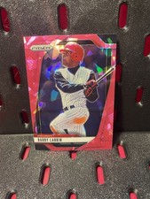 2025 Panini Prizm Baseball Barry Larkin Cincinnati Reds Base Pink Ice Prizm #41