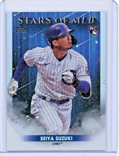 Seiya Suzuki Rookie Card 2022 Topps Update Stars of MLB RC #SMLB-88 Chicago Cubs. rookie card picture