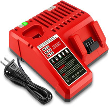 M12 & M18 Multi-Voltage Battery Charger Replacement for Milwaukee Rapid Charger