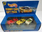 Hot wheels Car Set Vintage Funny Car Gift Pack 1990 By Mattel~ Unopened