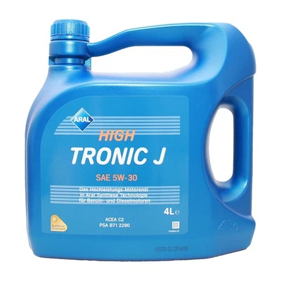 Huile Moteur ARAL HighTronic J 5W-30 Fiat 9.55535-S1, PSA B 71 2290, 4 Litres - Photo 1/2