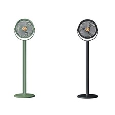 Rechargeable Solar Standing Fan 4000mAh Battery 360 Degree Vertical Tilt
