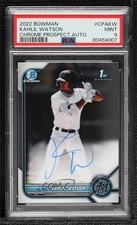 2022 Bowman Chrome Prospect Auto Kahlil Watson #CPA-KW PSA 9 MINT Auto 12wc
