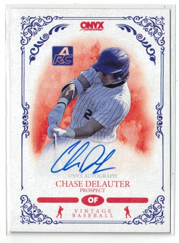 2022 Onyx Vintage RC AUTO Chase DeLauter #VACD! Guardians! Rookie! Autograph! - Picture 1 of 2
