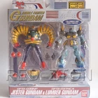 Bandai G Gundam MSIA Action Figure Mobile Fighter Jester Gundam & Lumber Gundam