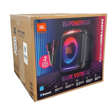 JBL PartyBox Encore 2 Portable Party Speaker Bundle 2 Wireless Mics Black NIB