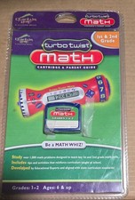 LeapFrog Quantum Leap TURBO TWIST MATH Cartridge  Parent Guide Whiz Gr 1  2