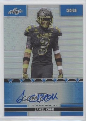 2016 Leaf US Army All-American Bowl Metal 4/12 Jamel Cook #46 Auto 2u6