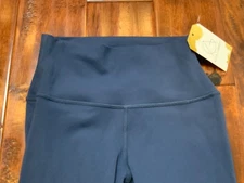 ALO Dark Blue Open Seam Athletic Yoga Leggings,  Size 2XS