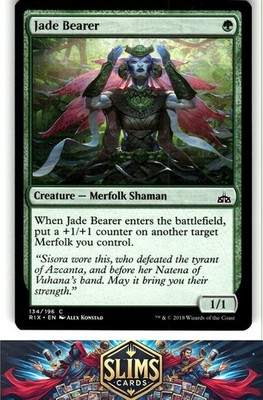 Magic the Gathering MTG Rivals of Ixalan Jade Bearer #134 Buy 2 Get 1