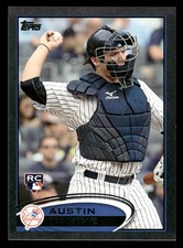 Austin Romine New York Yankees Rookie 2012 Topps Black #79 SN /61