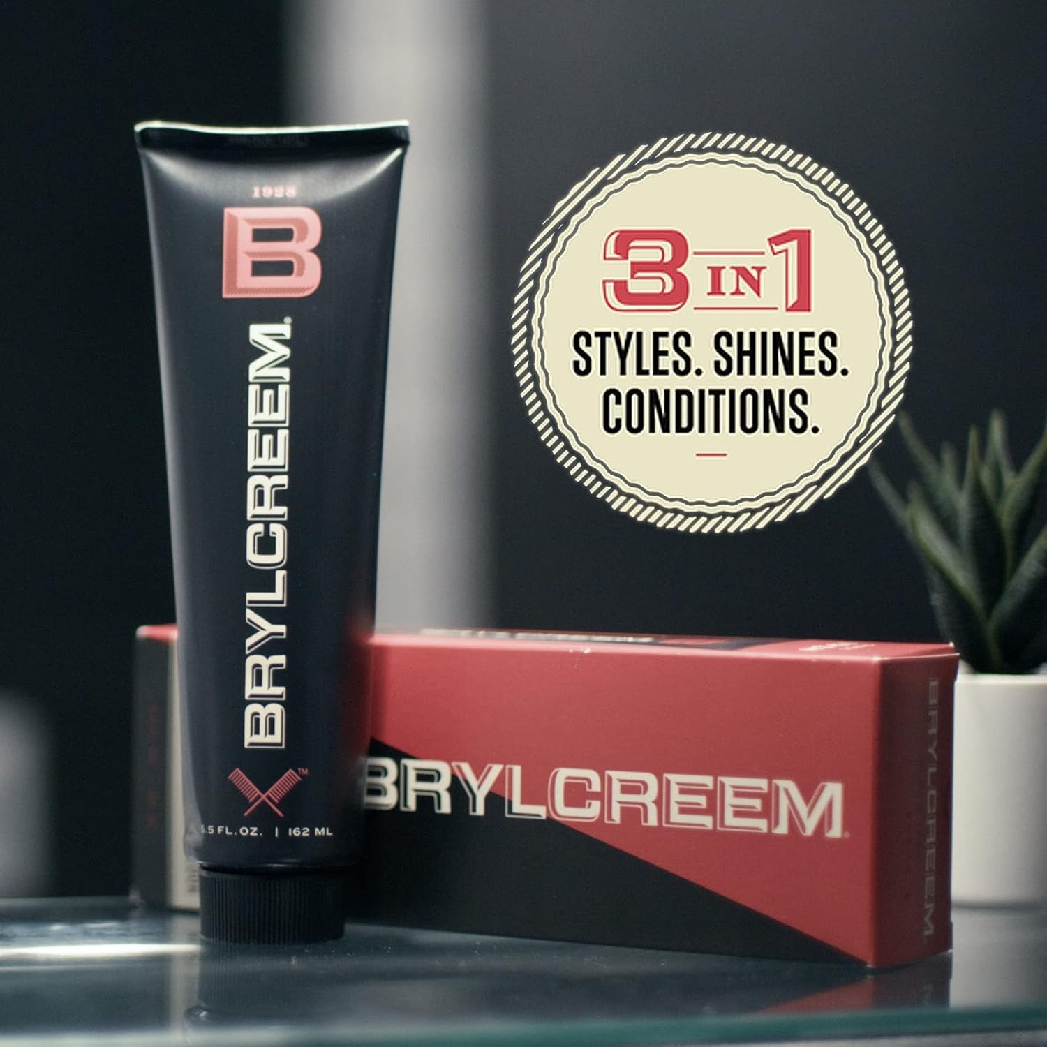 Brylcreem 3 in 1 Styles Original Hair Cream - 5.5oz
